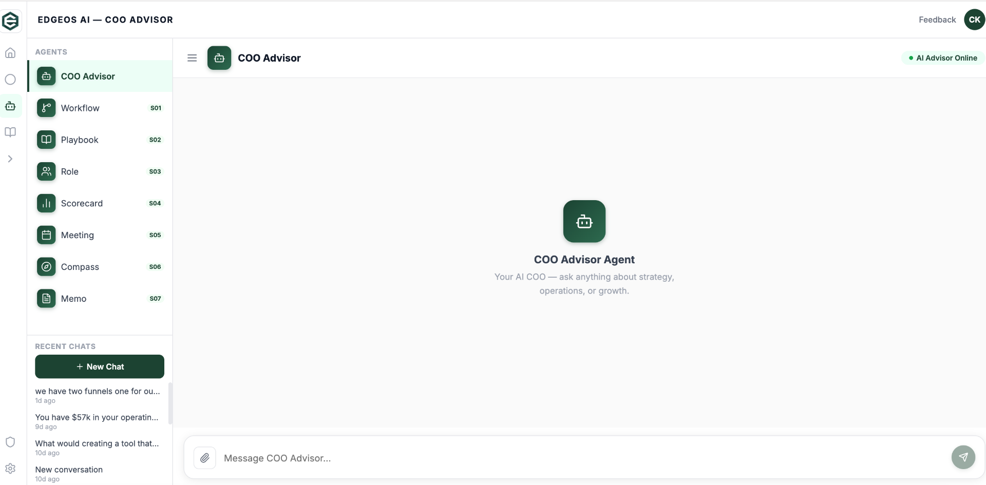 A Bench of Specialist Operators screenshot